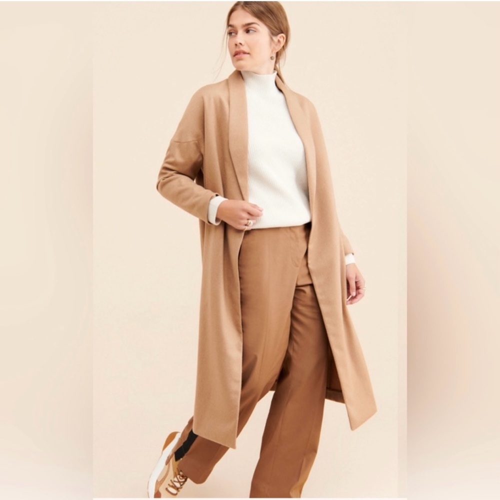 AYR The Robe Camel Coat Size S/M
